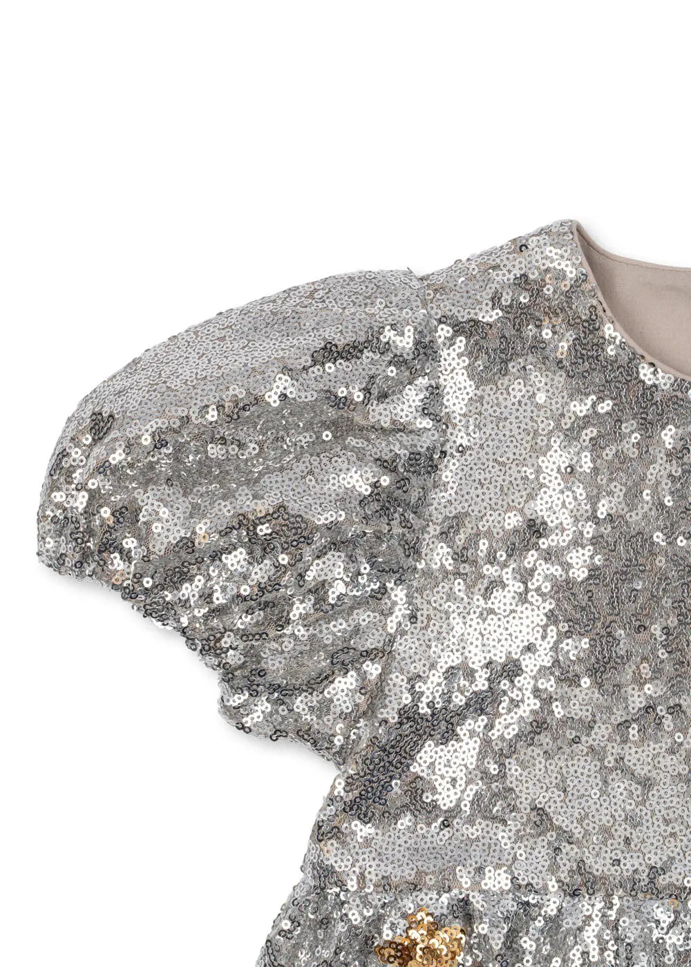 Starla Star Dust Dress - Star Sequin Silver Konges Slojd