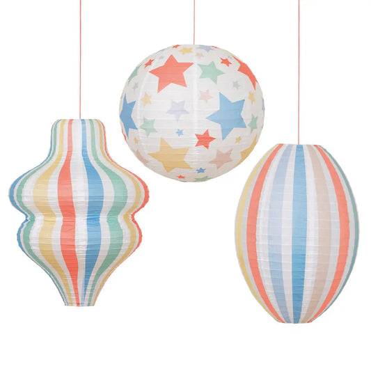 Stars & stripes lanterns Meri Meri