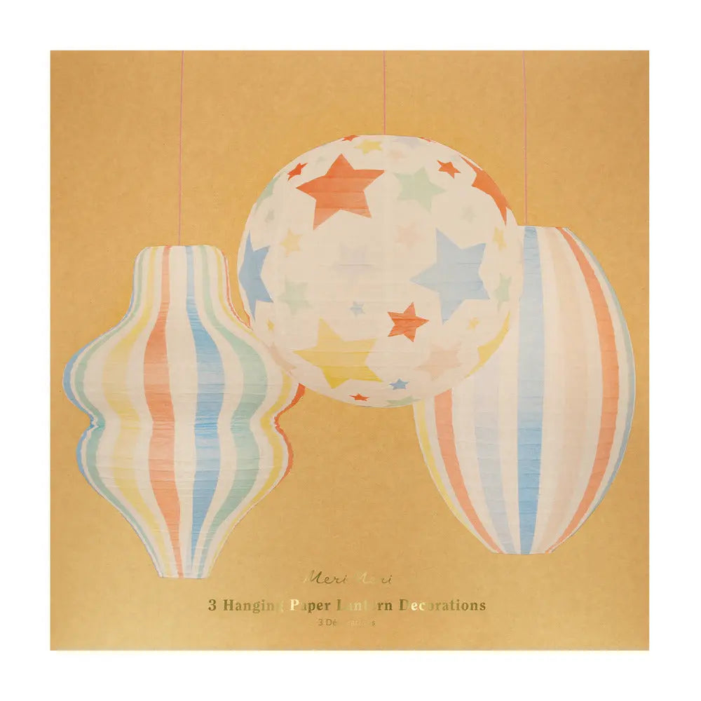 Stars & stripes lanterns Meri Meri