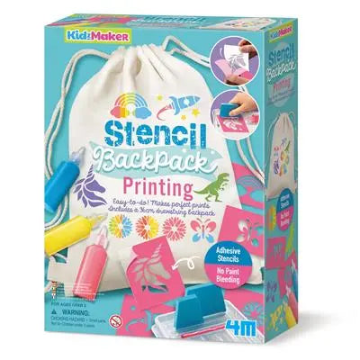 Stencil Backpack Printing Kidz Maker