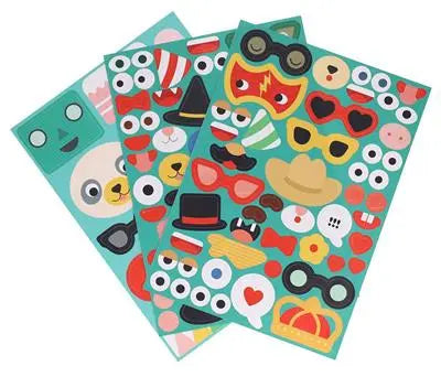 Sticker Activity Set - Funny Faces Petit Collage