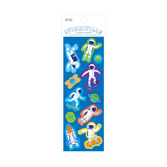 Stickiville Stickers – Skinny – Astronauts OOLY