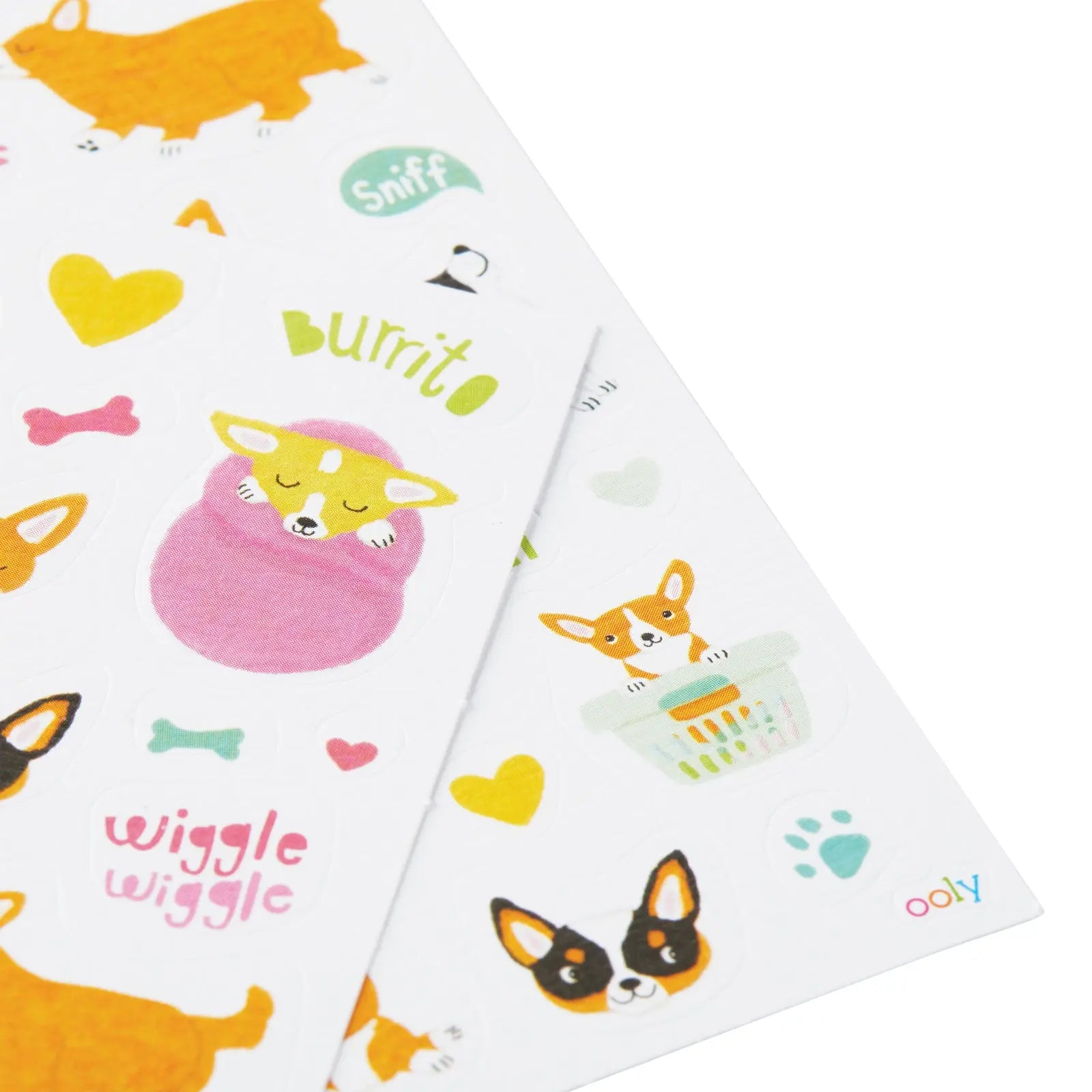 Stickiville Stickers – Skinny – Corgis OOLY