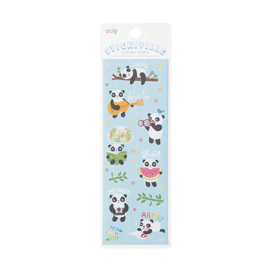 Stickiville Stickers – Skinny – Playful Pandas OOLY