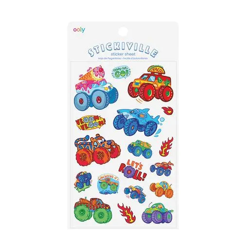 Stickiville Stickers – Standard – Monster Truck OOLY