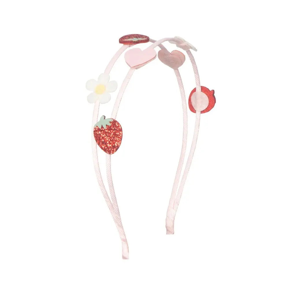 Strawberry Fair Double Headband Rockahula