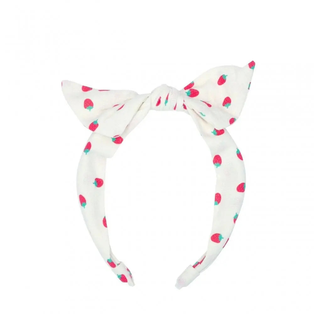 Strawberry fair tie Alice Headband Rockahula