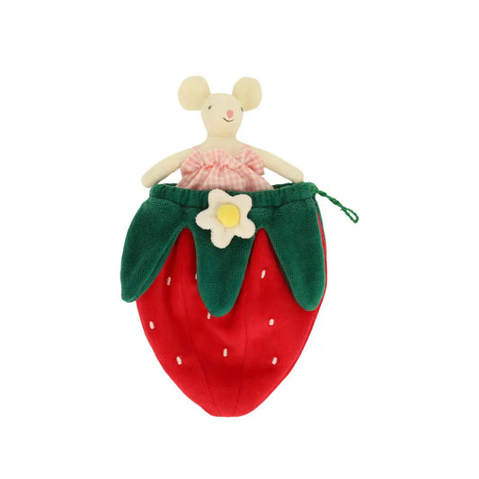 Strawberry mouse mini doll Meri Meri