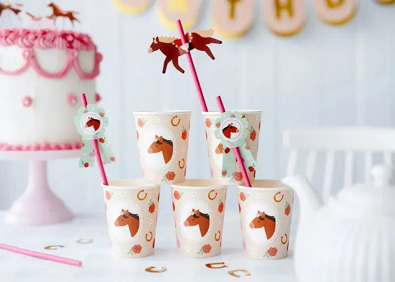 Straws Horses Partydeco
