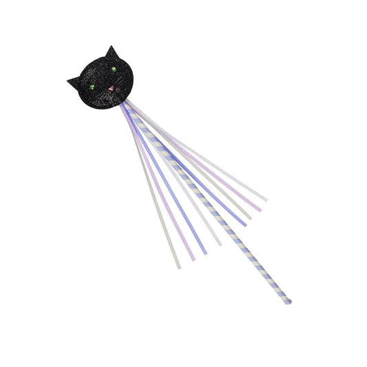 Stripy Black Cat Wand Rockahula