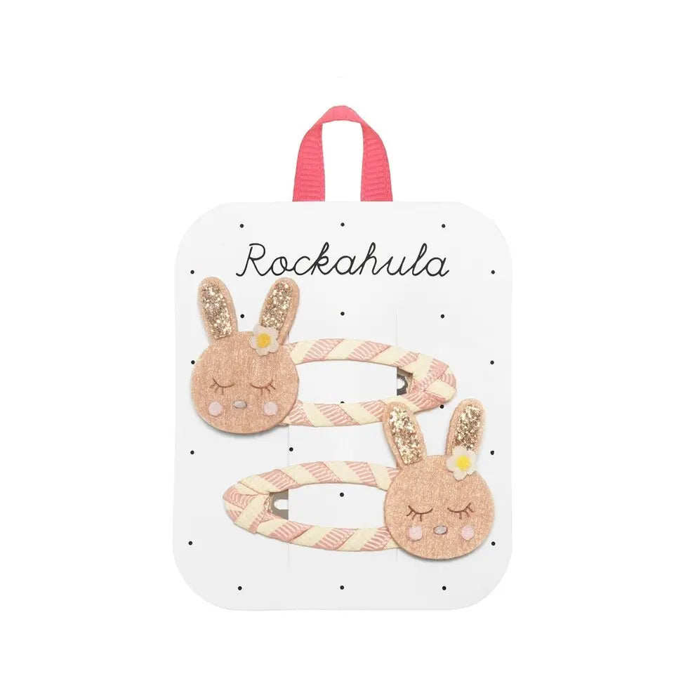 Stripy Bunny Clips Rockahula