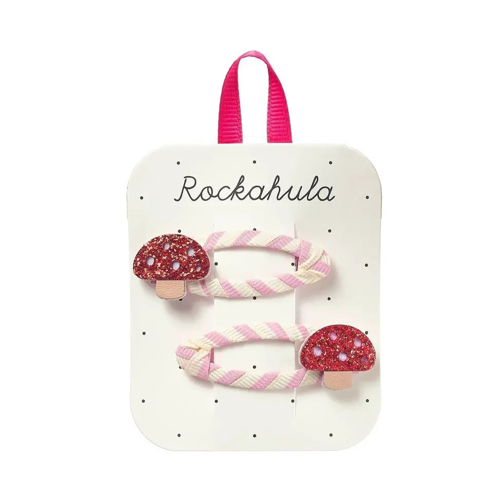 Stripy Toadstool Clips Rockahula
