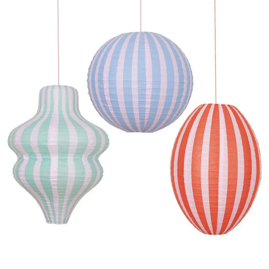 Stripy lanterns Meri Meri