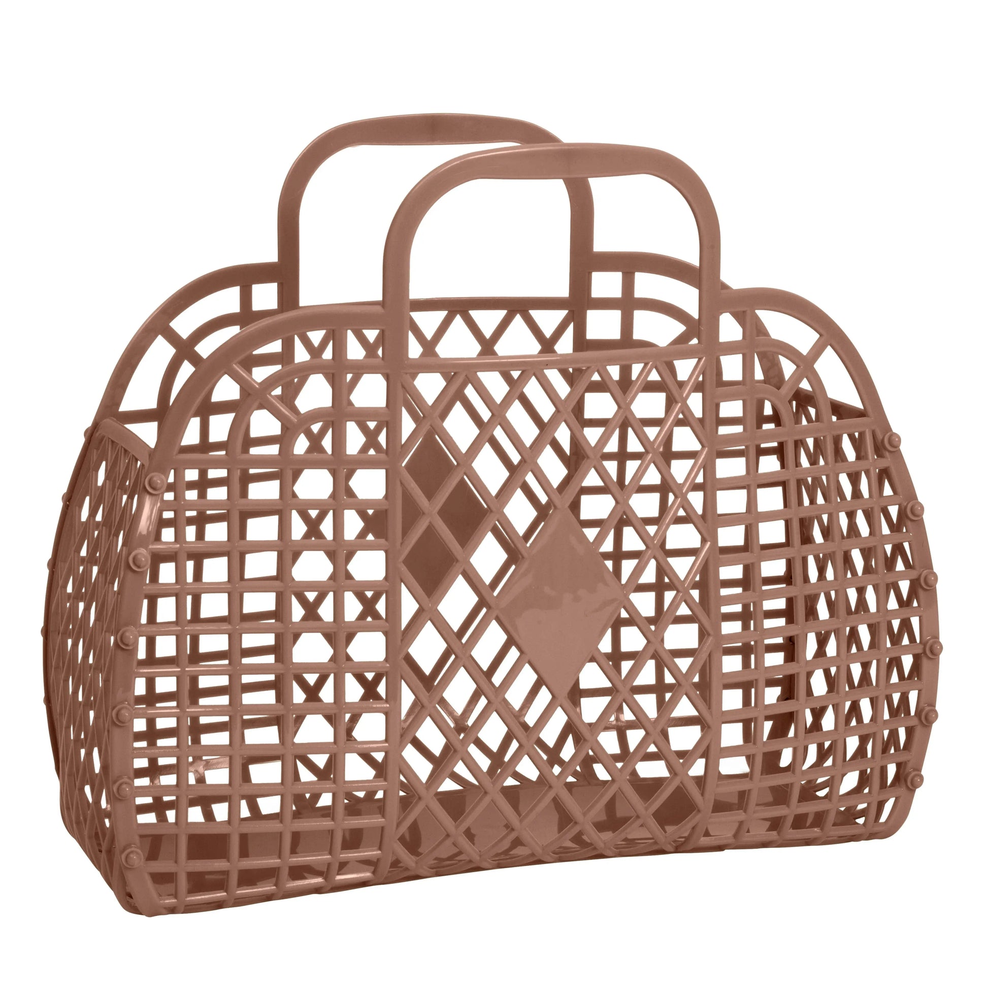 Sun Jellies - Retro Basket Jelly Bag - Large: Seafoam Sun Jellies