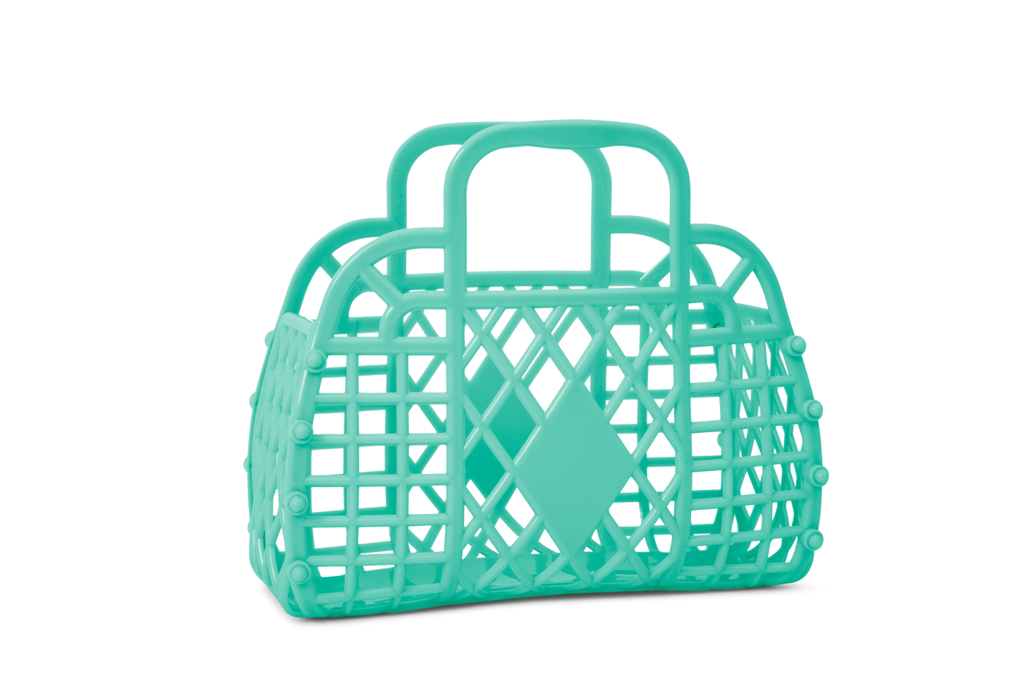 Sun Jellies - Retro Basket Jelly Bag - Mini: Primrose Yellow Sun Jellies