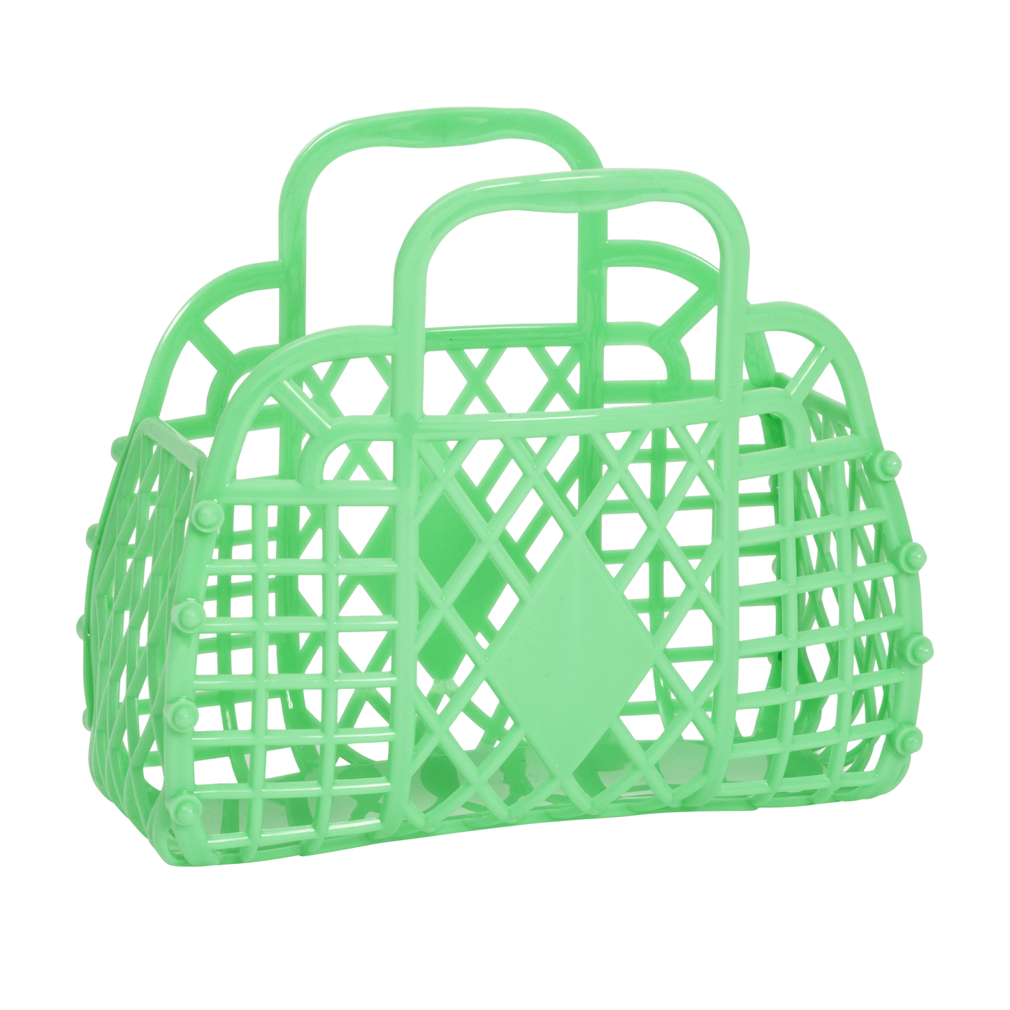 Sun Jellies - Retro Basket Jelly Bag - Mini: Primrose Yellow Sun Jellies