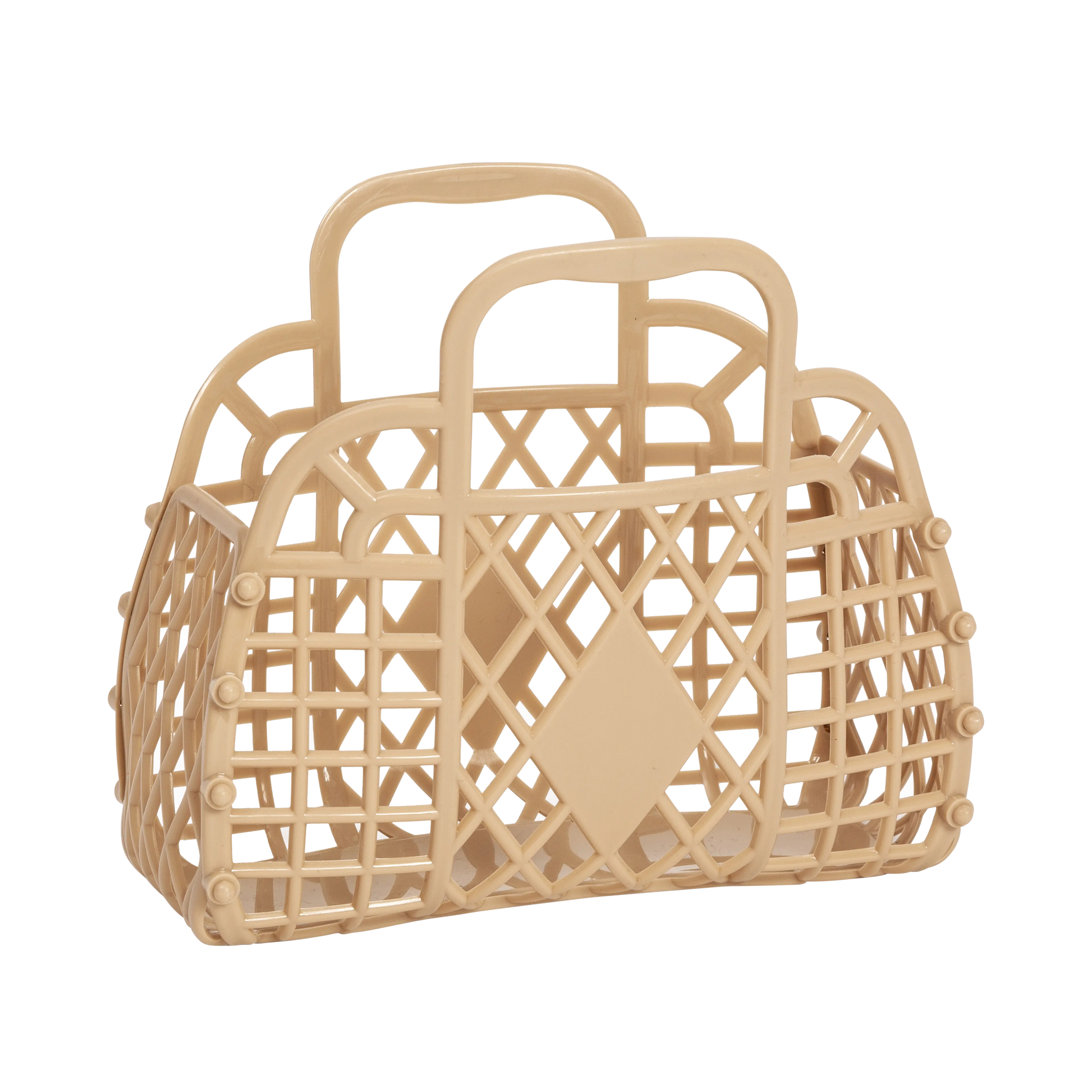 Sun Jellies - Retro Basket Jelly Bag - Mini: Primrose Yellow Sun Jellies