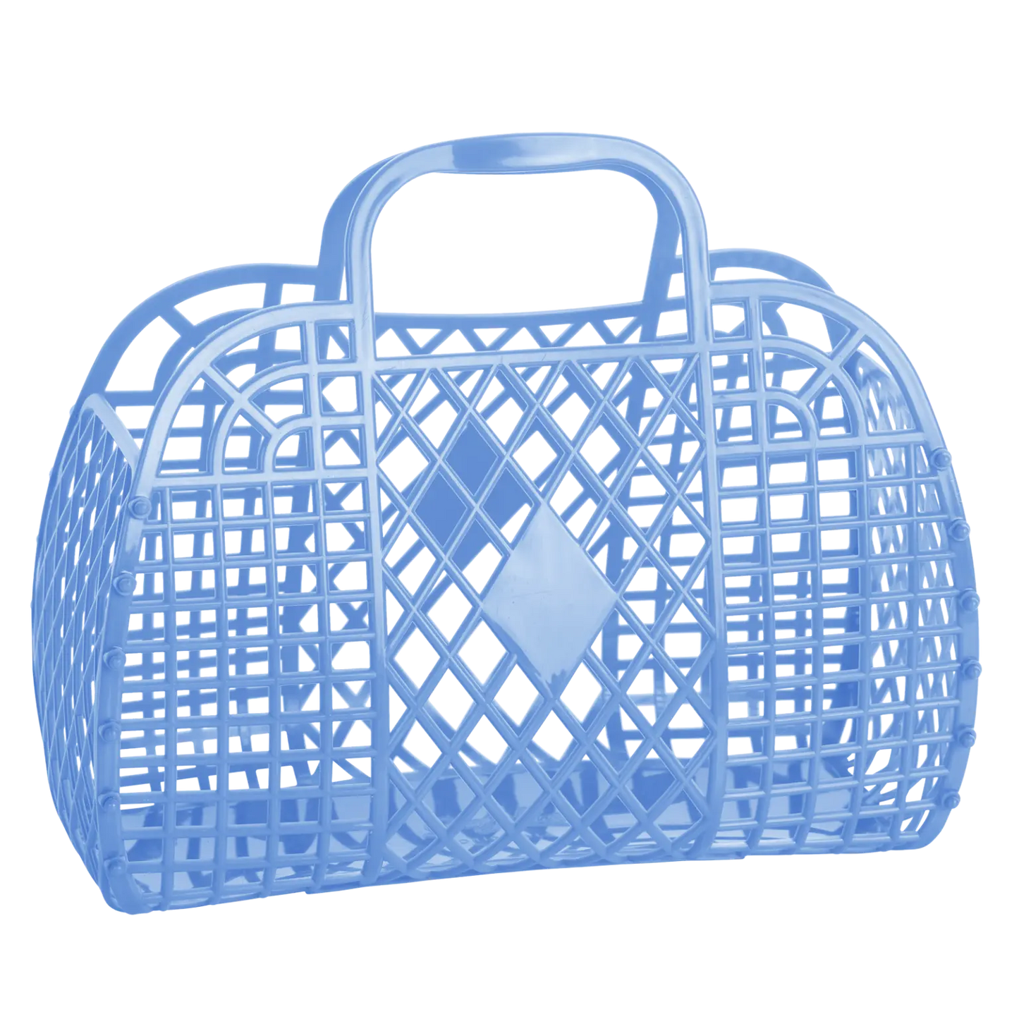 Sun Jellies - Retro Basket Jelly Bag - Small: Jelly Mint Green Sun Jellies