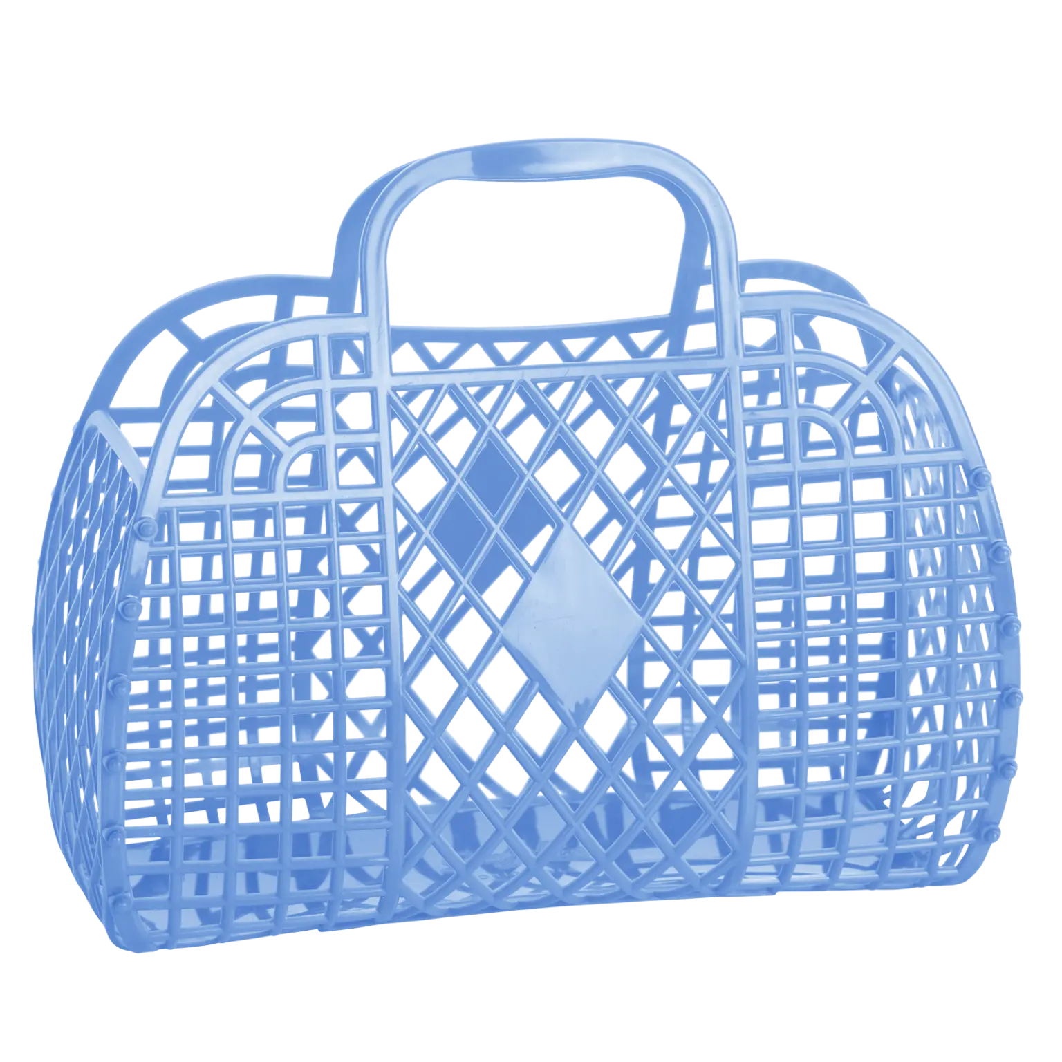Sun Jellies - Retro Basket Jelly Bag - Small: Jelly Mint Green Sun Jellies