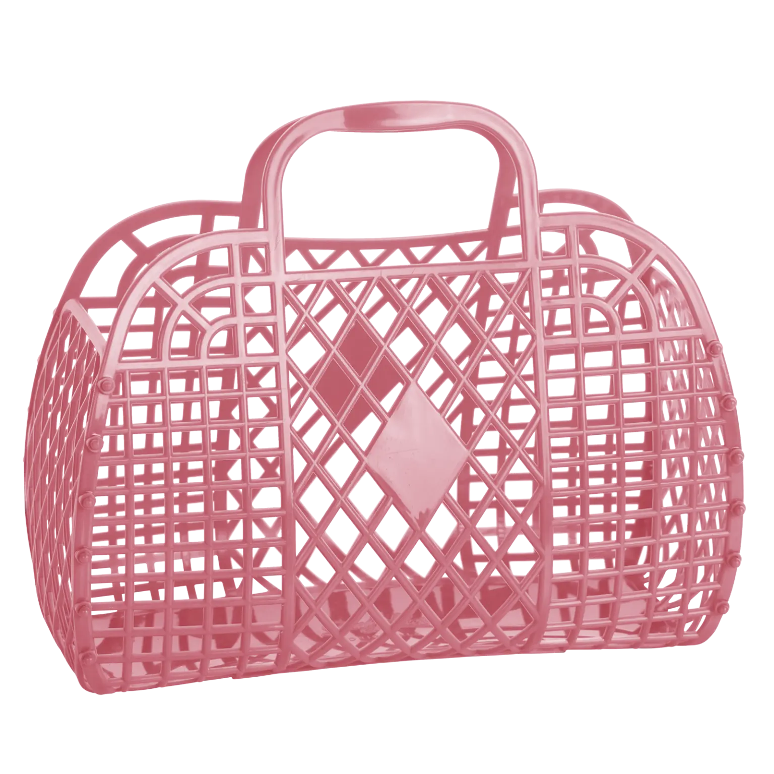 Sun Jellies - Retro Basket Jelly Bag - Small: Jelly Mint Green Sun Jellies