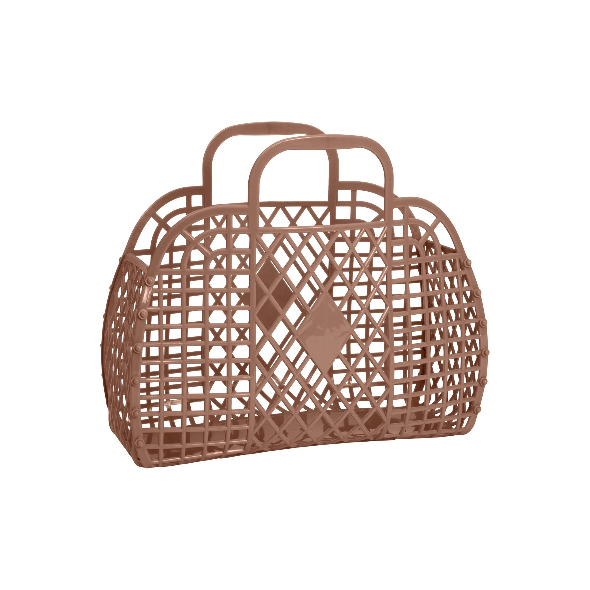 Sun Jellies - Retro Basket Jelly Bag - Small: Jelly Mint Green Sun Jellies