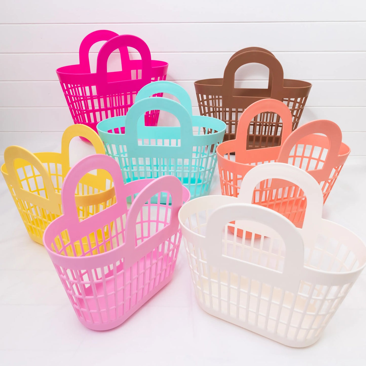 Sun Jellies - Rosie Basket: Seafoam Sun Jellies