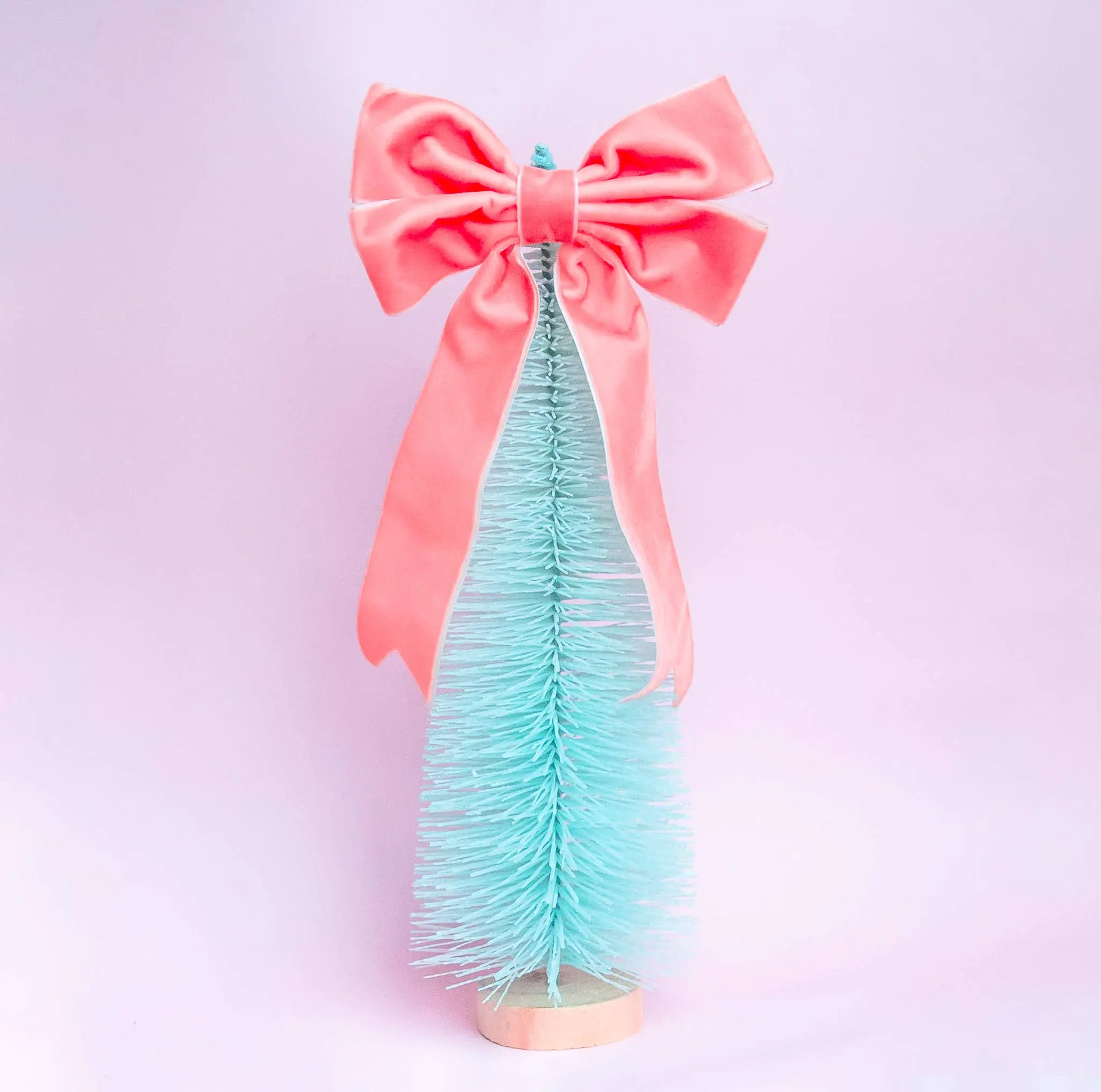Sunshine Studios - Bottle Brush Tree | Mint | Sparkle Christmas Tree: 9" Sunshine Studios