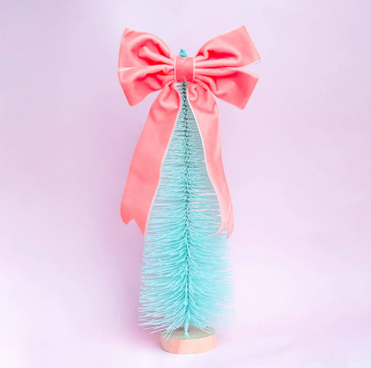 Sunshine Studios - Bottle Brush Tree | Mint | Sparkle Christmas Tree: 9" Sunshine Studios