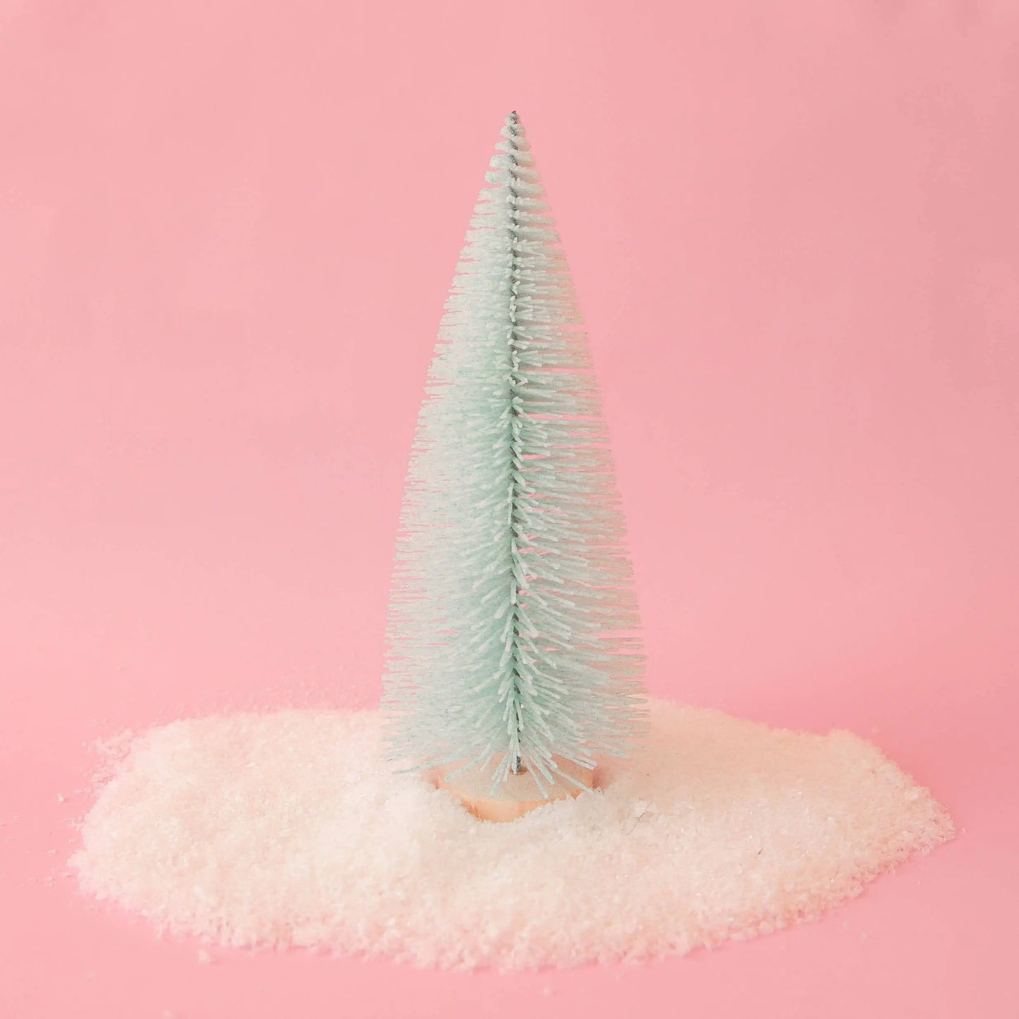 Sunshine Studios - Bottle Brush Tree | Mint | Sparkle Christmas Tree: 9" Sunshine Studios