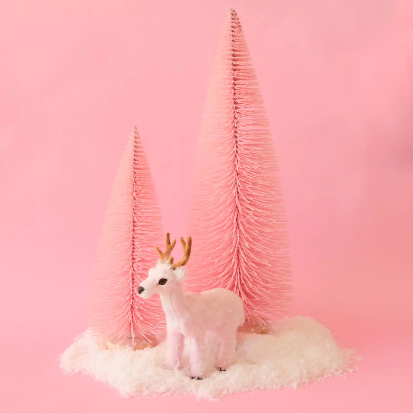 Sunshine Studios - Bottle Brush Tree | Warm Pink | Sparkle Christmas Tree: 13" Sunshine Studios