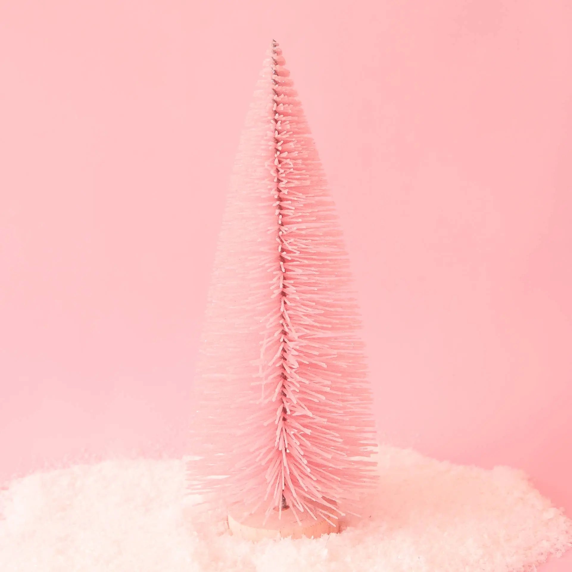 Sunshine Studios - Bottle Brush Tree | Warm Pink | Sparkle Christmas Tree: 9" Sunshine Studios