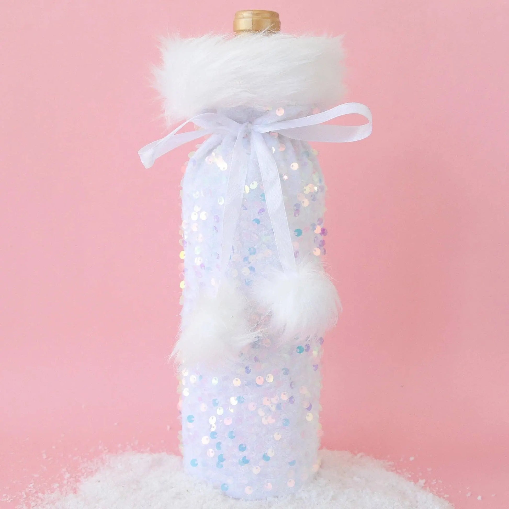 Sunshine Studios - Holiday Sequin Wine Bag | Iridescent Sunshine Studios