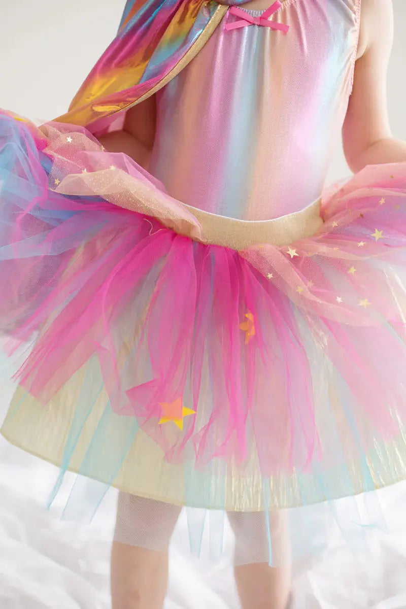 Super-duper Tutu/Cape/Mask, Pink & Gold 4-6 years Great Pretenders