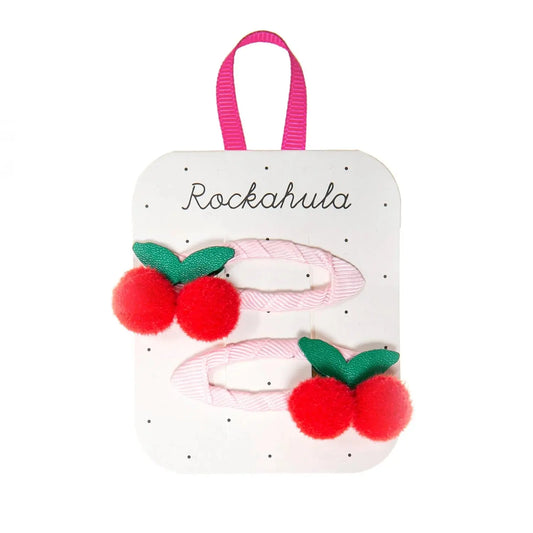 Sweet Cherry Pom Pom Clips Rockahula