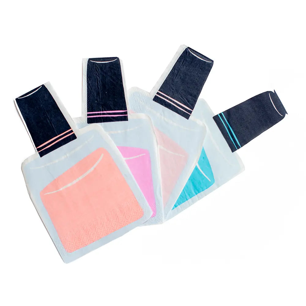 Sweet Dreams Nail Polish Large Napkins - 16 Pk. Jollity & Co. + Daydream Society