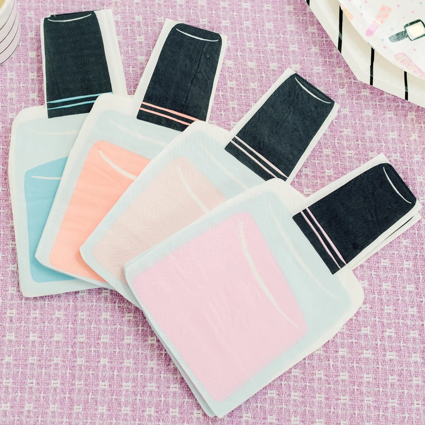 Sweet Dreams Nail Polish Large Napkins - 16 Pk. Jollity & Co. + Daydream Society