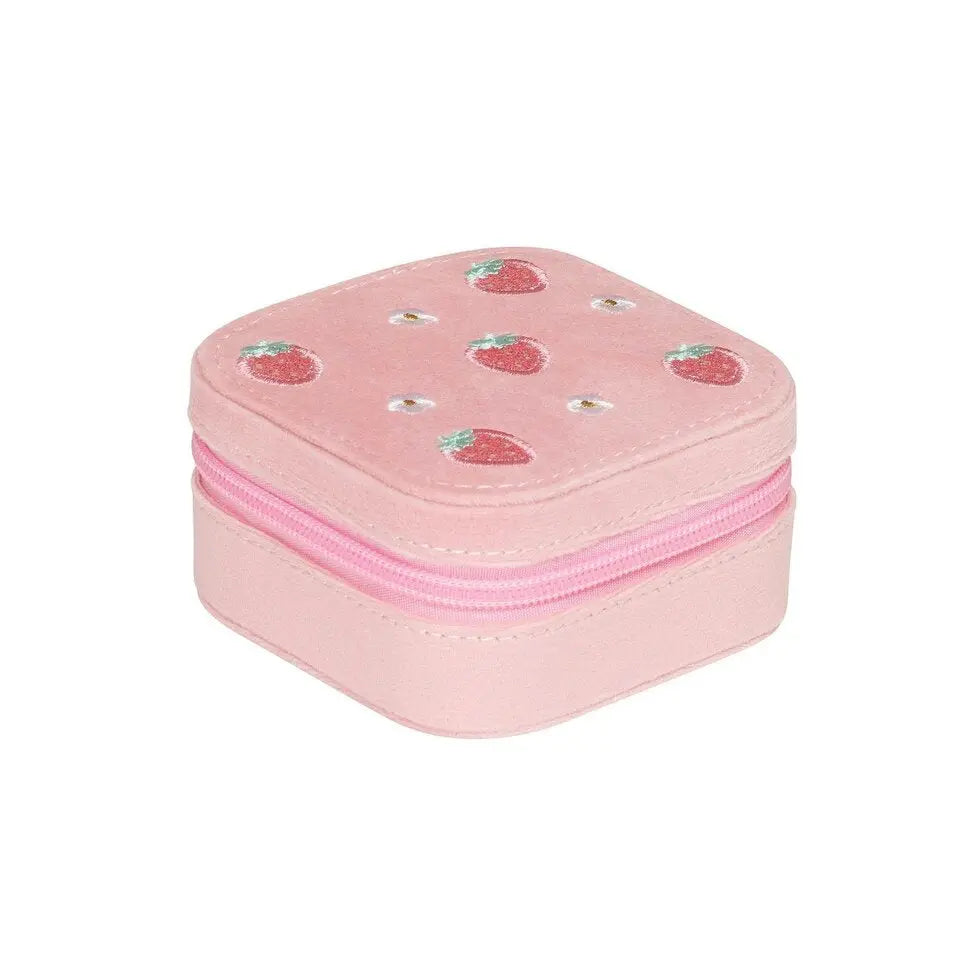 Sweet Strawberry Square Jewellery Box Rockahula
