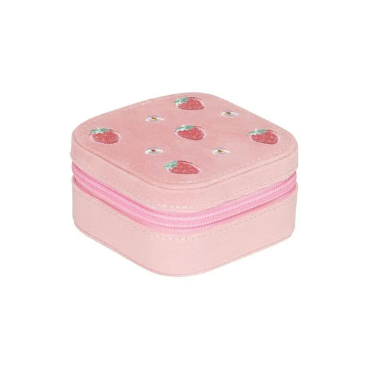 Sweet Strawberry Square Jewellery Box Rockahula