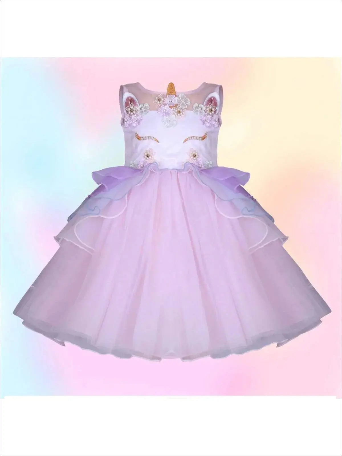 Sweet Unicorn Magic Party Tutu Dress Costume Mia Belle Girls