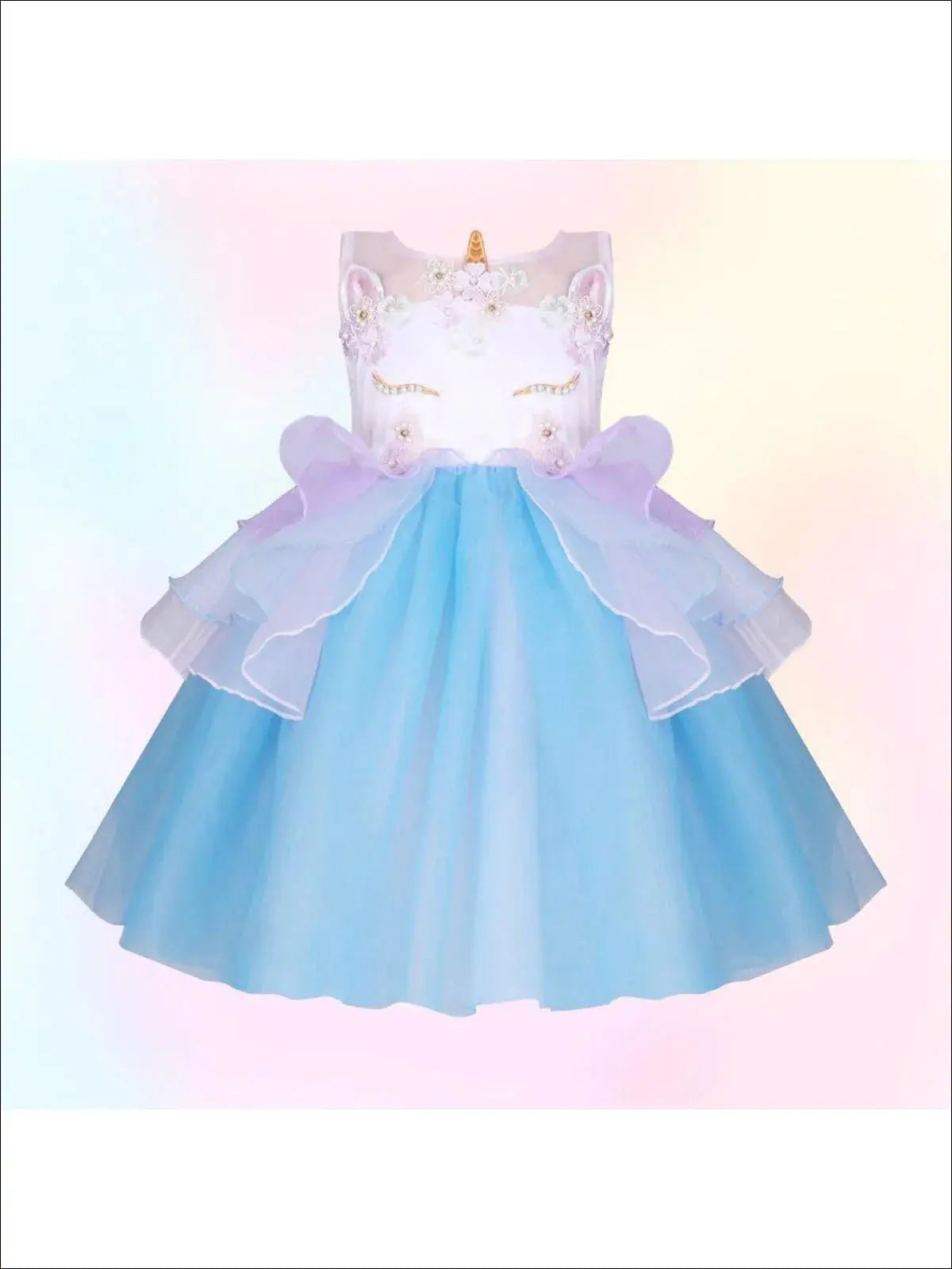 Sweet Unicorn Magic Party Tutu Dress Costume Mia Belle Girls