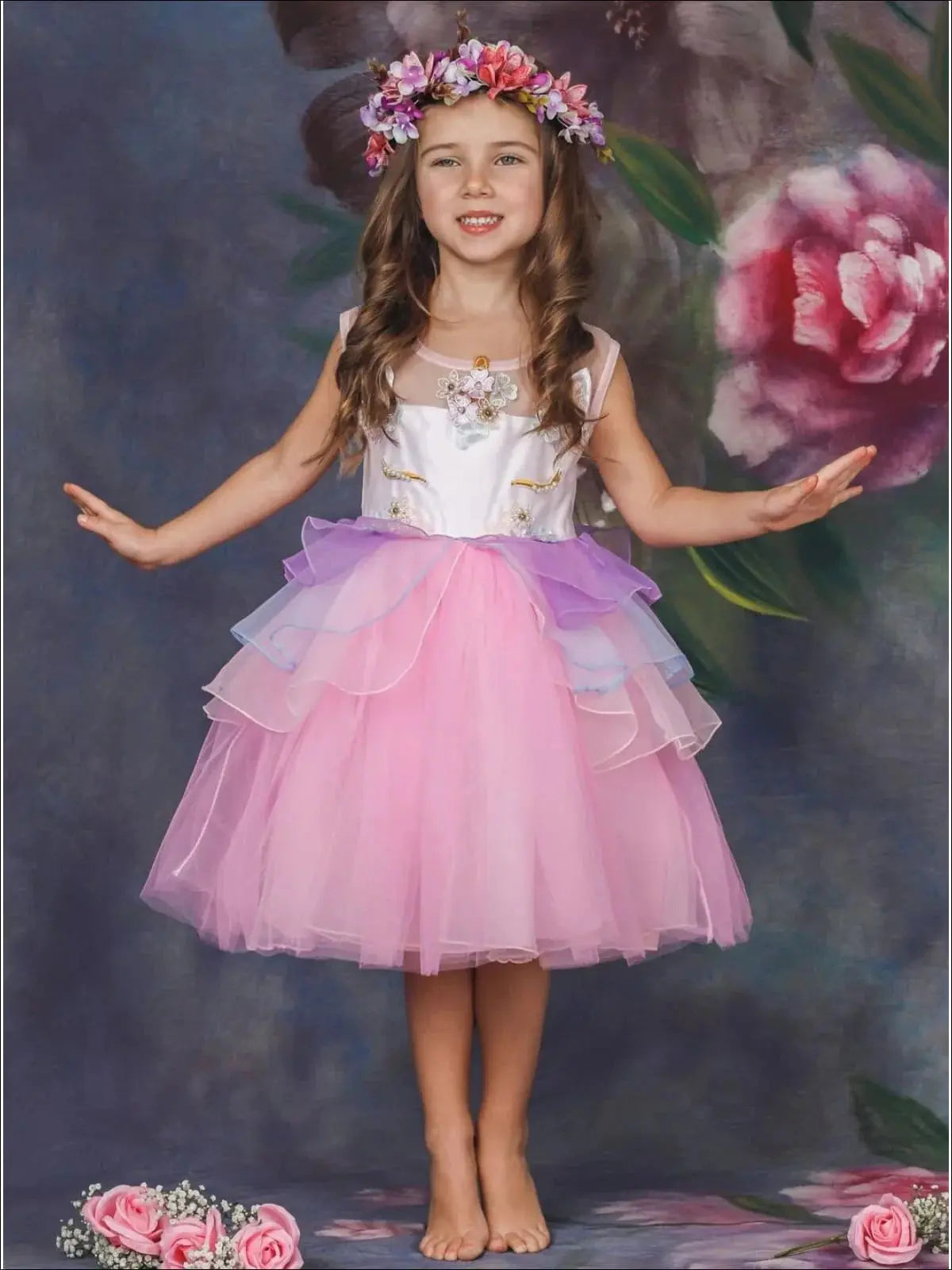 Sweet Unicorn Magic Party Tutu Dress Costume Mia Belle Girls