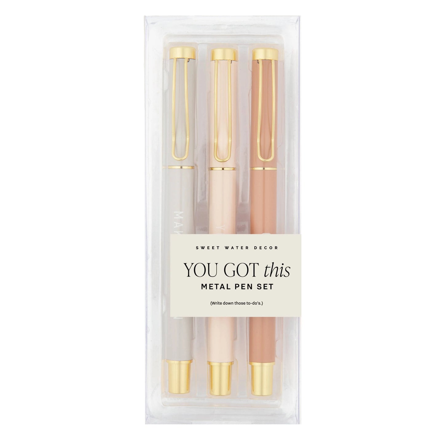 Sweet Water Decor - You Got This Metal Pen Set - Home Decor & Gifts Sweet Water Decor