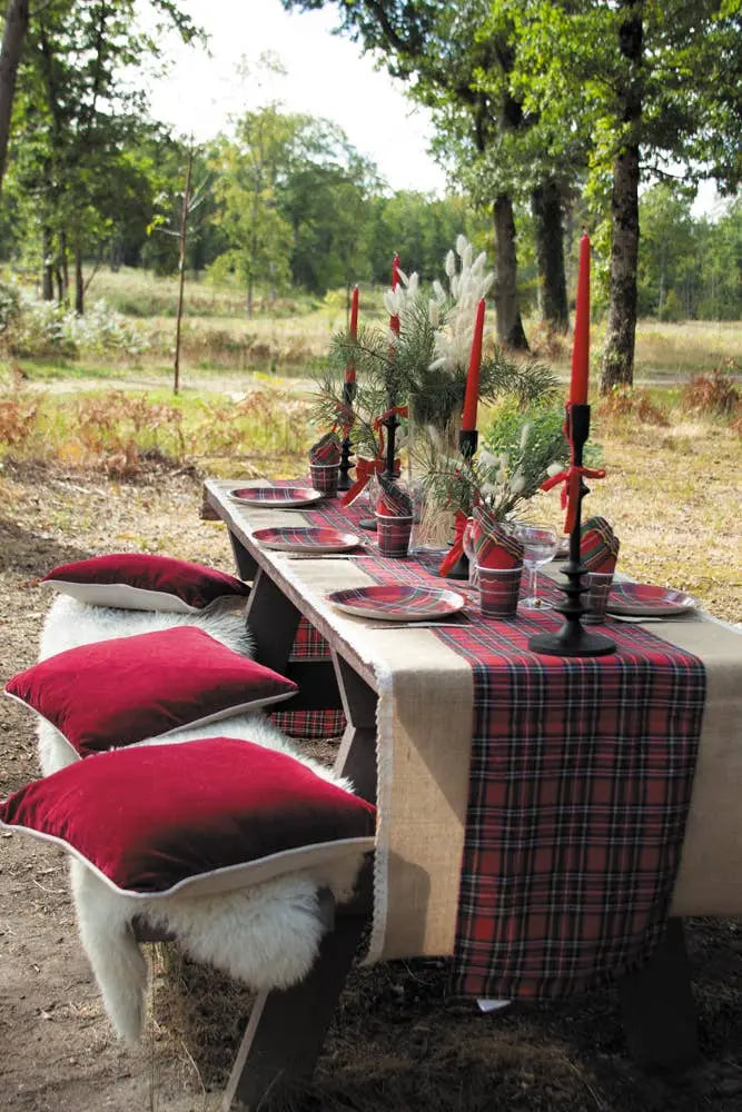 TARTAN TABLE RUNNER 300X30CM Tim&Puce Factory