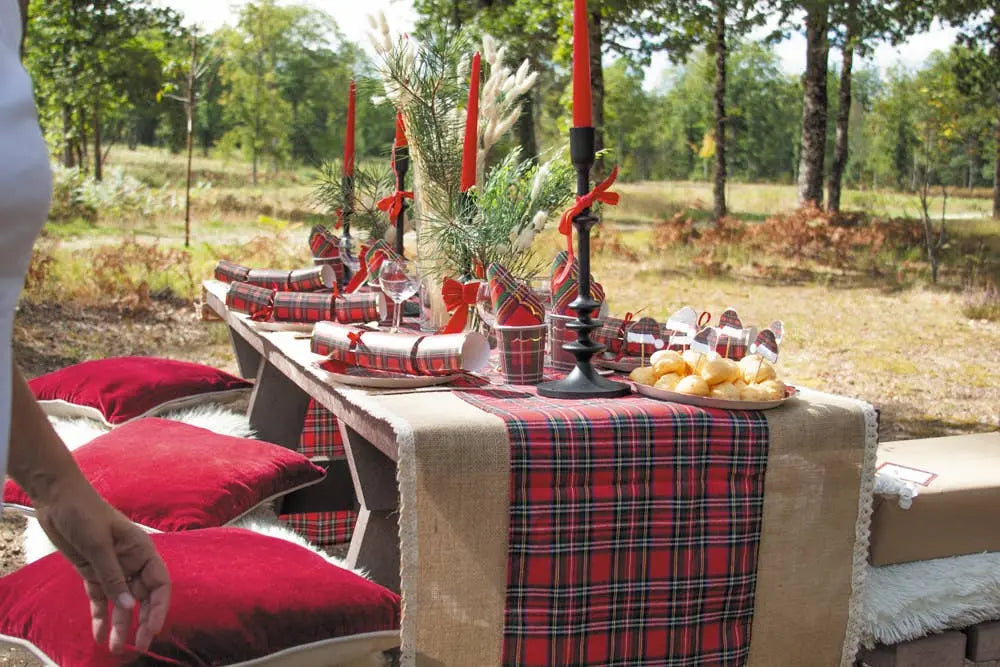 TARTAN TABLE RUNNER 300X30CM Tim&Puce Factory