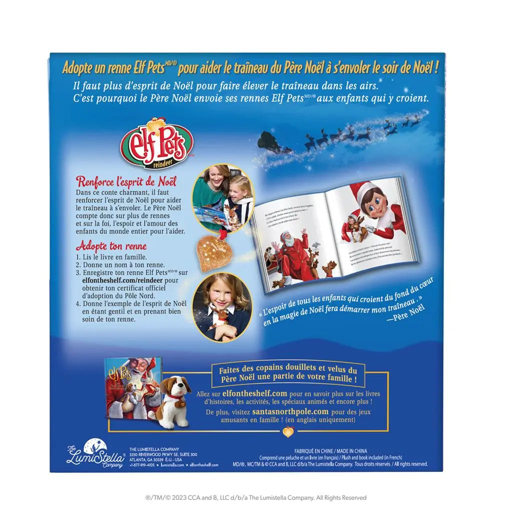 THE ELF ON THE SHELF - A REINDEER TRADITION FRENCH Elf Pets