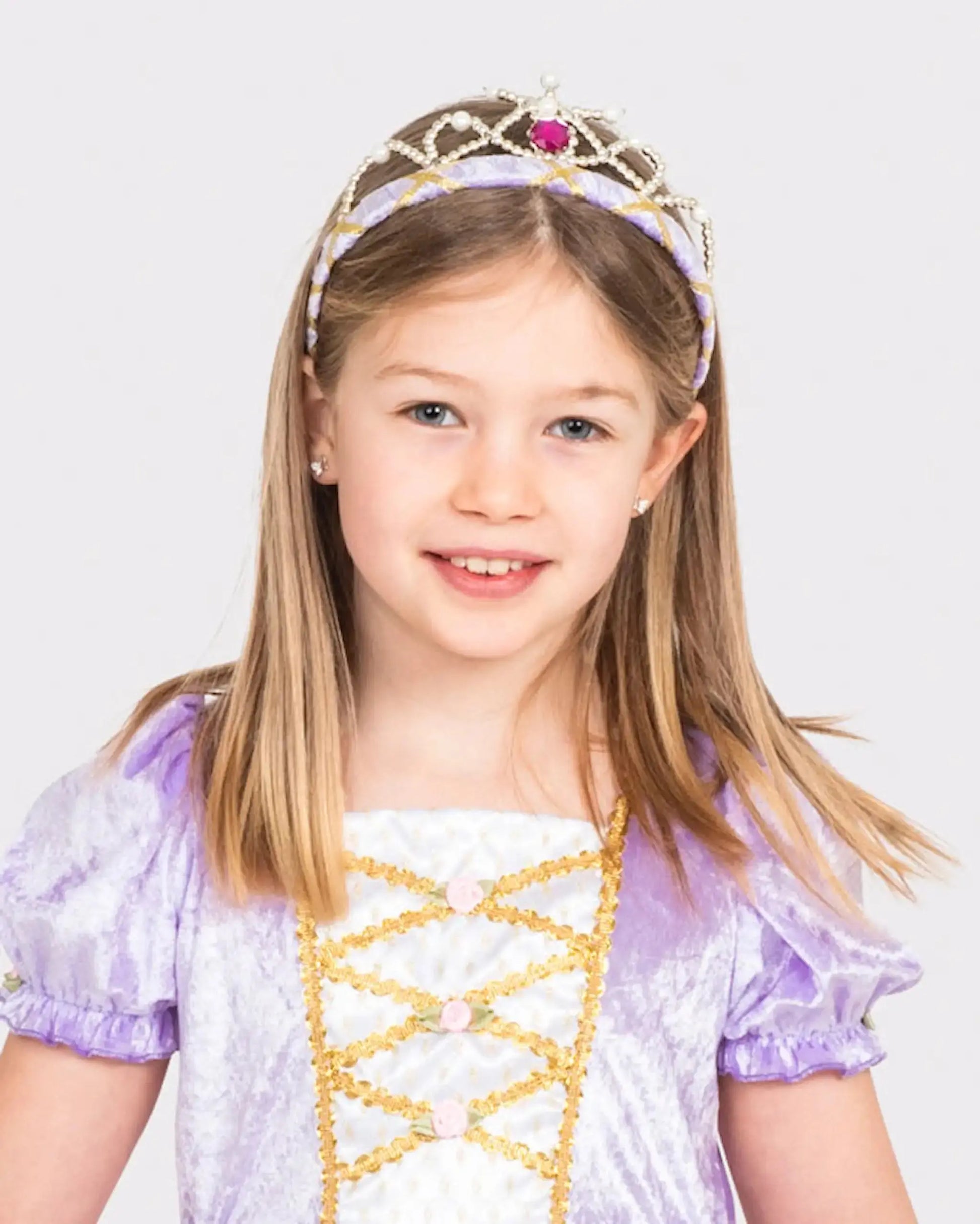 TIARA LIGHT PURPLE VELVET Den Goda Fen