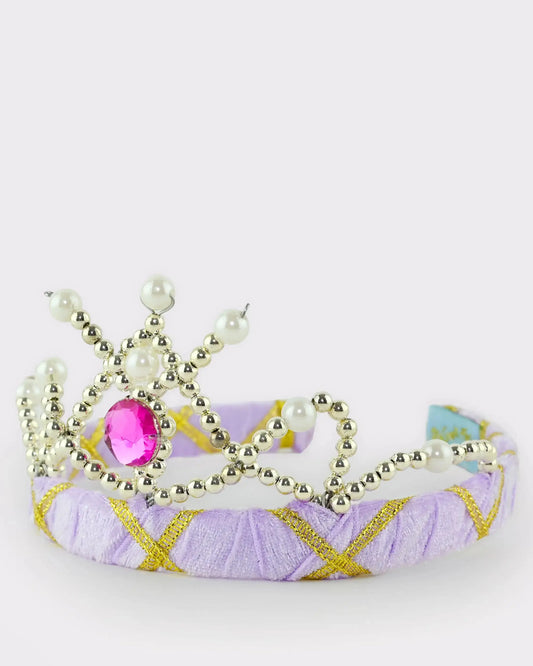 TIARA LIGHT PURPLE VELVET Den Goda Fen