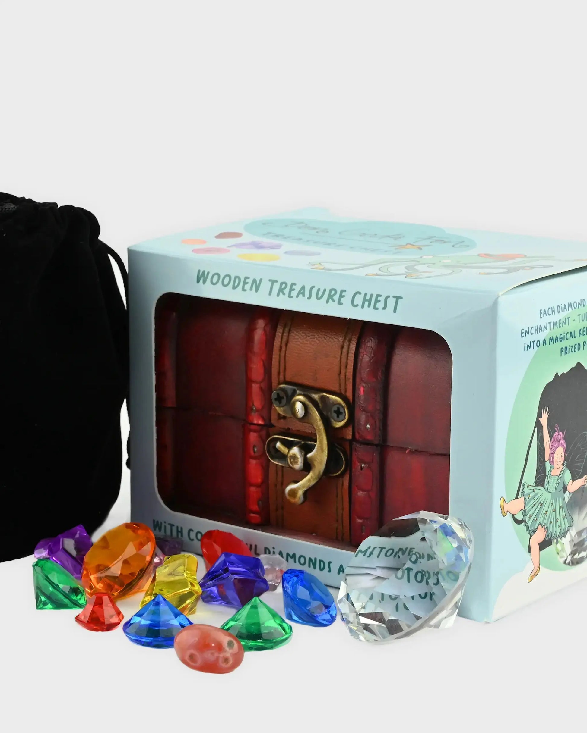 TREAURE CHEST WOODEN Den Goda Fen