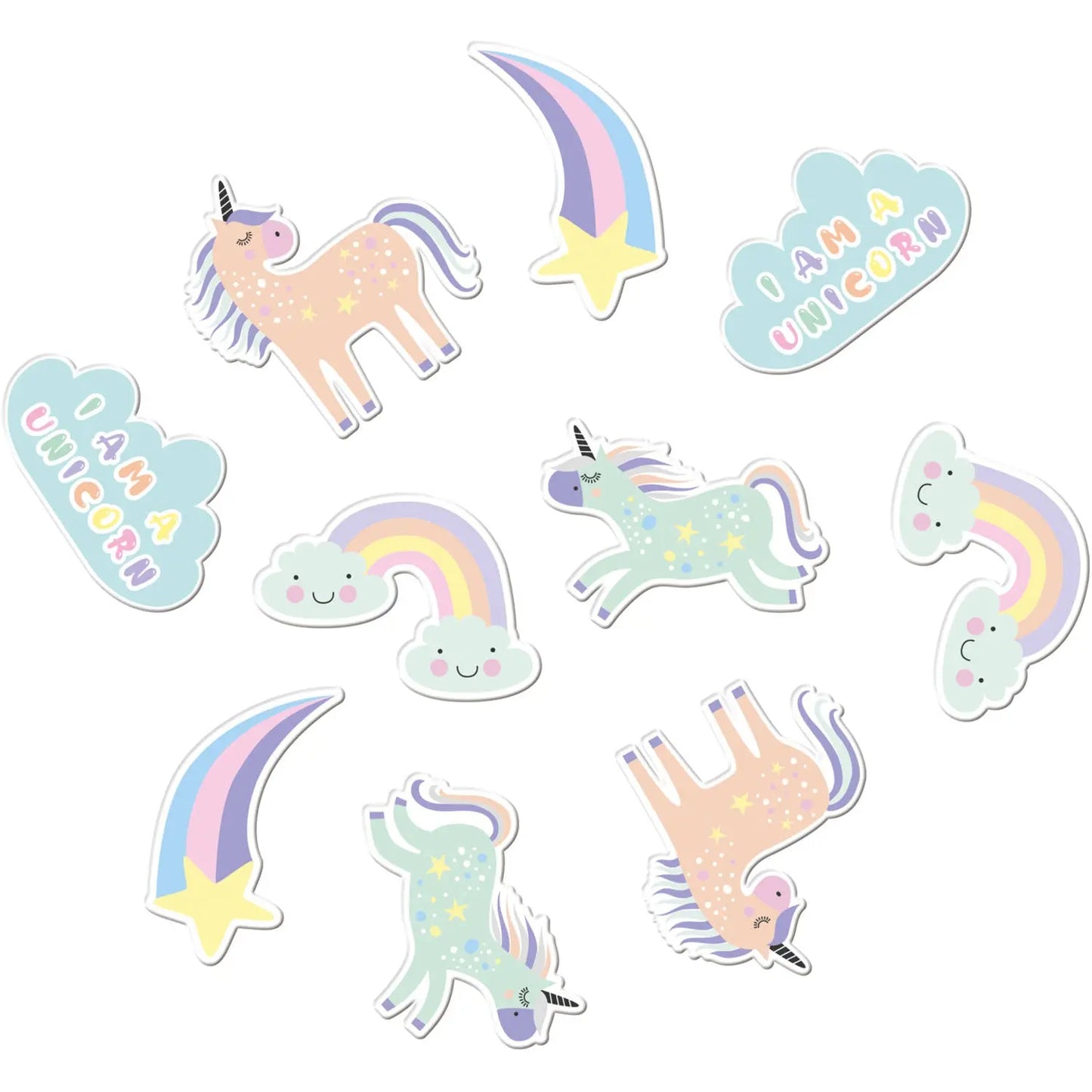Table confetti XL Unicorns & Rainbows - 45 pieces Folat