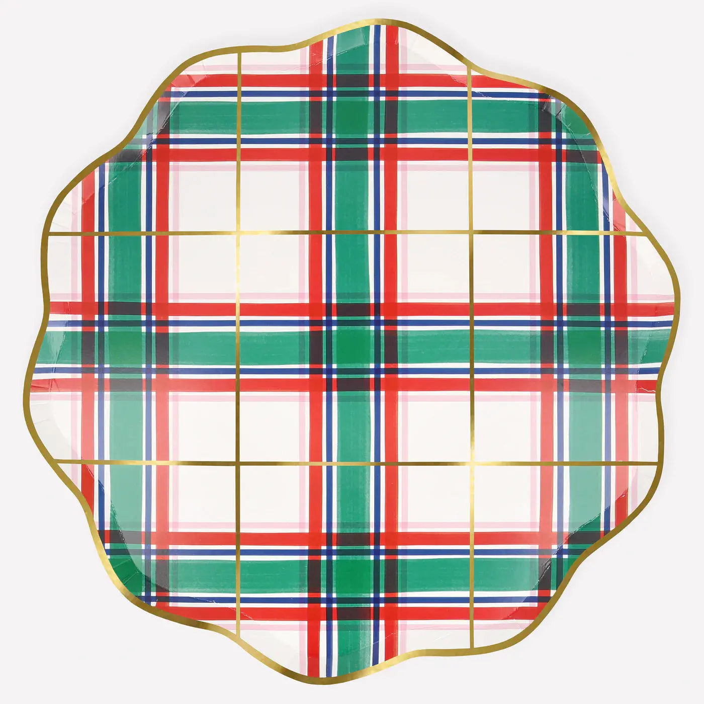 Tartan Dinner Plates (x 8) Meri Meri